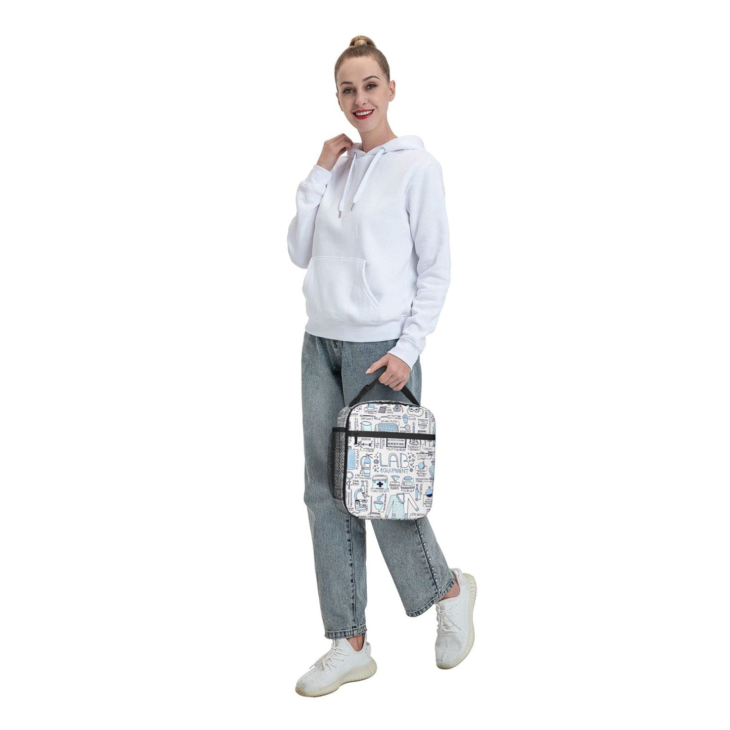 Yilad Funny Science Chemistry Lunch Box Insulated Soft Bag Reusable Cooler Bag For Women&Men&Work Picnic Hiking